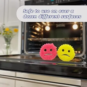 Scrub Daddy Fun Multi-Purpose Kitchen Sponge for Easy Cleaning