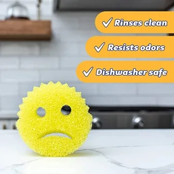 Scrub Daddy Fun Multi-Purpose Kitchen Sponge for Easy Cleaning