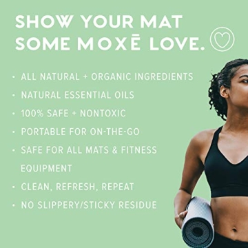 MOXĒ Yoga Mat Cleaner Spray - Eco-Friendly Essential Oil Blend
