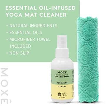 MOXĒ Yoga Mat Cleaner Spray - Eco-Friendly Essential Oil Blend