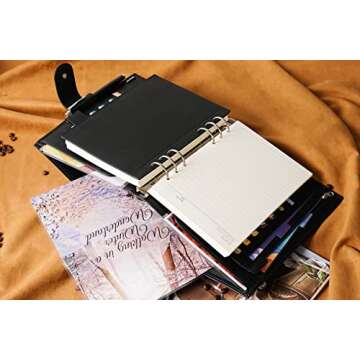 Moterm A5 Luxe Rings Planner - Elegant Leather Organizer