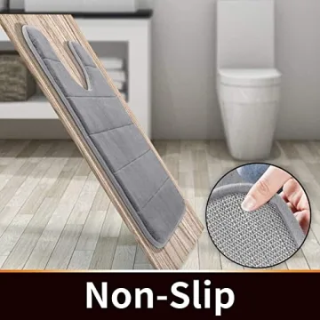 Yimobra U-Shaped Memory Foam Bath Mat for Ultimate Comfort