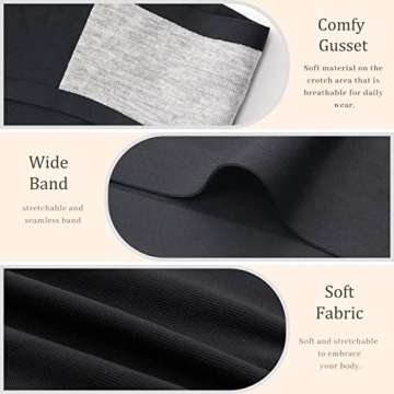 High Rise Seamless Bikini Panties for Women - 5 Pack