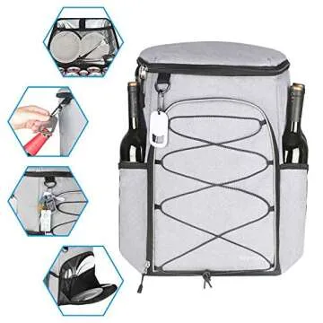 SEEHONOR Insulated Cooler Backpack for Adventures