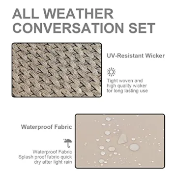 Aug-guan 9-Piece All-Weather Patio Set for Outdoor Comfort