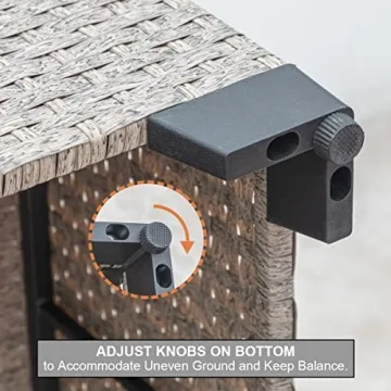 Aug-guan 9-Piece All-Weather Patio Set for Outdoor Comfort