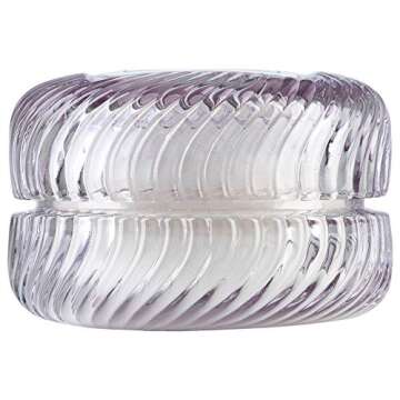 Voluspa Violet & Honey Macaron Glass Candle. 1.8 Ounces