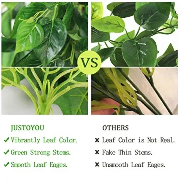 JUSTOYOU Artificial Hanging Ivy Vine for Home Decor