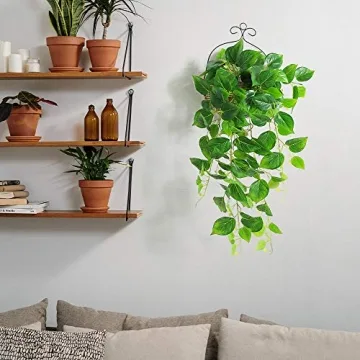 JUSTOYOU Artificial Hanging Ivy Vine for Home Decor