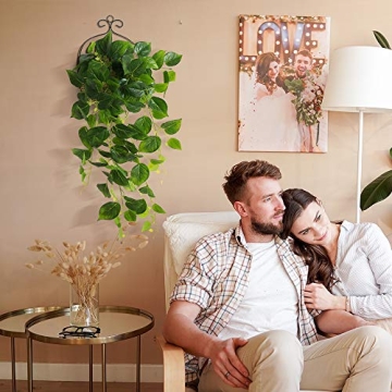 JUSTOYOU Artificial Hanging Ivy Vine for Home Decor