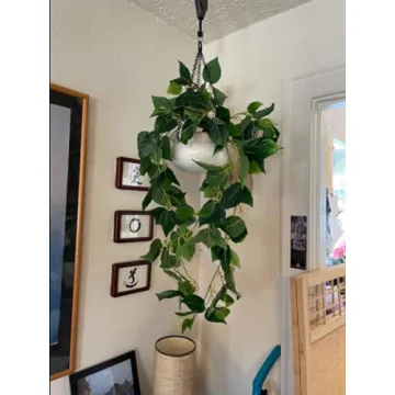 JUSTOYOU Artificial Hanging Ivy Vine for Home Decor