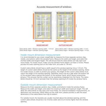 Pumkust Custom Size Zebra Blinds Cordless for Windows(Fits windows18-90in), Blackout Dual Layer Zebra Roller Shades Horizontal, Privacy Light Control Day and Night for Home, Office, Bedroom