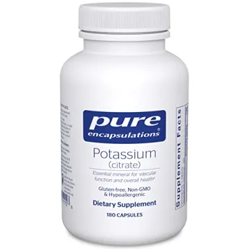 Pure Encapsulations Potassium Citrate - Natural Electrolyte Support for Heart Health & Energy - 180 ...