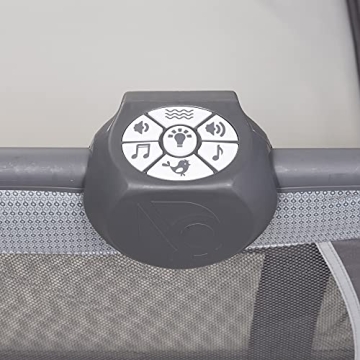 Baby Trend Lil’ Snooze Playard for Twins, Cozy Grey