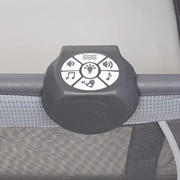 Baby Trend Lil’ Snooze Playard for Twins, Cozy Grey