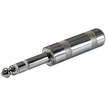 6ft XLR Female to 1/4" TRS Patch Cables - 6 Pack