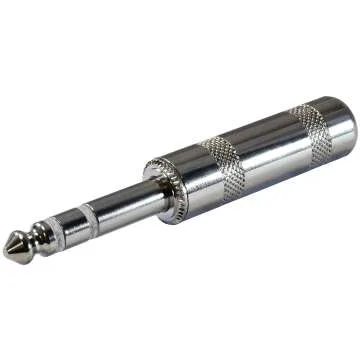 6ft XLR Female to 1/4" TRS Patch Cables - 6 Pack