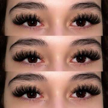 D Curl Lash Clusters Fluffy Lash Extension 80D Volume Cluster Lashes Thick Eyelash Extensions Individual Eyelashes 280Pcs Wispy Fake Lashes by Geeneiya
