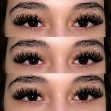 D Curl Lash Clusters Fluffy Lash Extension 80D Volume Cluster Lashes Thick Eyelash Extensions Individual Eyelashes 280Pcs Wispy Fake Lashes by Geeneiya