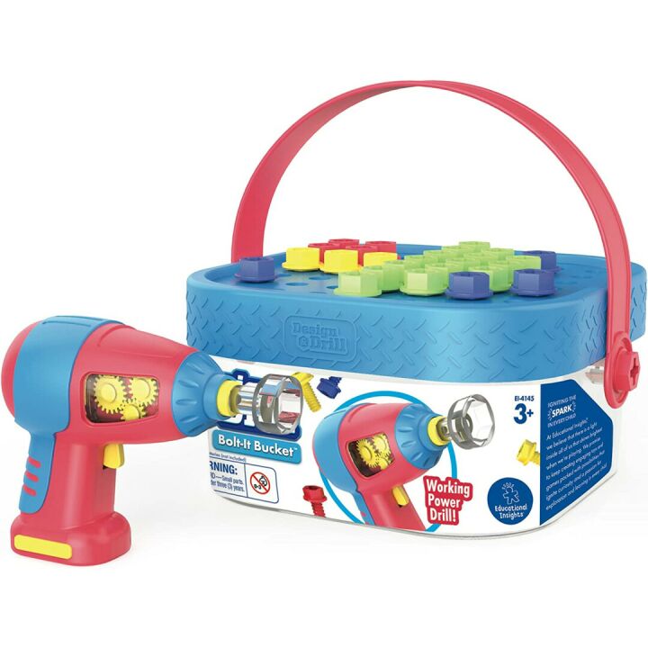 STEM Educational Insights Design & Drill Bucket Toy