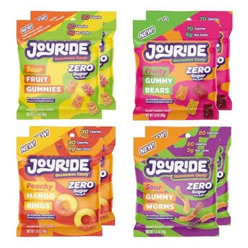 JOYRIDE Sugar-Free Gummies Pack for Guilt-Free Treats