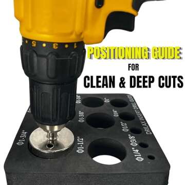 10 Pcs Diamond Hole Saw Set - Precision Drill Bits for Ceramic Glass and Granite