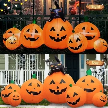 Joybest 8 FT Halloween Inflatable Decor with LEDs