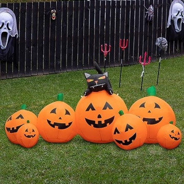 Joybest 8 FT Halloween Inflatable Decor with LEDs