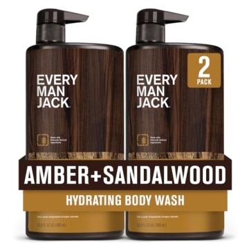Every Man Jack Body Wash Amber Sandalwood 33.8 fl oz