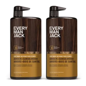 Every Man Jack Body Wash Amber Sandalwood 33.8 fl oz