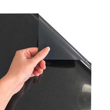 Siser EasyWeed Heat Transfer Vinyl 11.8" x 15ft Roll (Black) - Compatible with Siser, Cricut, Silhouette and Other Professional/Craft Cutters - CPSIA Certified