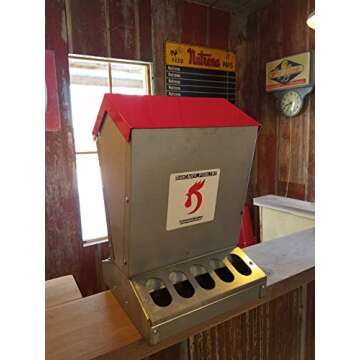 Duncan's Poultry 55 LB Chicken Feeder USA!