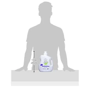 ATTITUDE Liquid Laundry Detergent, EWG Verified Laundry Soap, HE Compatible, Vegan and Plant Based Products, Cruelty-Free, Mountain Fresh, 40 Loads, 67.6 Fl Oz