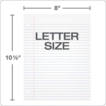 Oxford Filler Paper, 500 Sheets Wide Ruled Loose Leaf