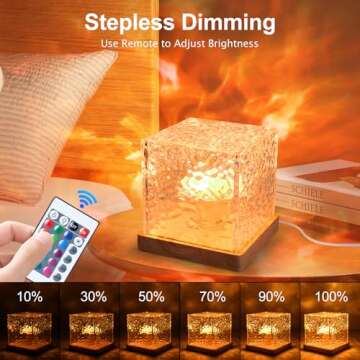 Avkast Aurora Glow Lamp: 16 Color Ocean Wave Projector