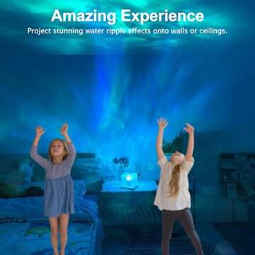 Avkast Aurora Glow Lamp: 16 Color Ocean Wave Projector