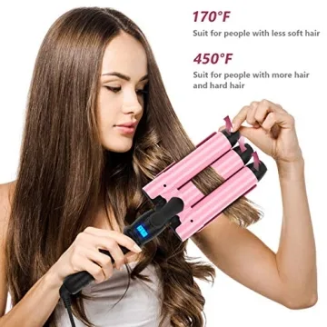 Aima Beauty Mermaid Big Wave Waver - Adjustable Heat, Quick Styling
