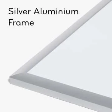 U Brands Magnetic Dry Erase Board, 35"x23", Silver Aluminum Frame