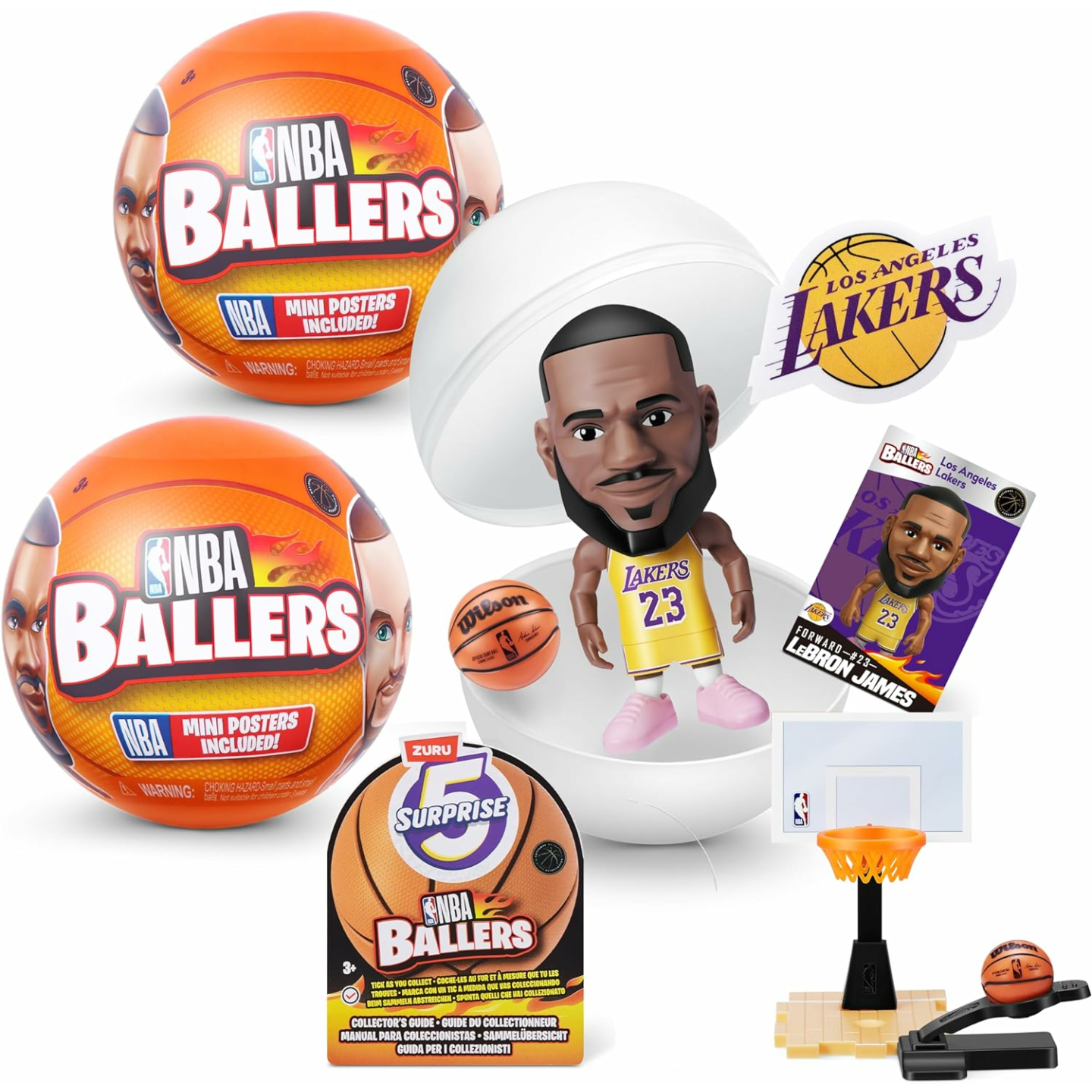 NBA Ballers Mystery Capsule 2 Pack Figurines
