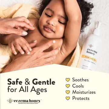 Natural Eczema Honey Oatmeal Body Lotion | 16 Oz