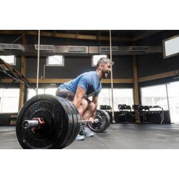 Believe Simple Olympic Barbell Clamps Collars Quick Release Pair Weight Clips for 2 inch Barbell (Black)