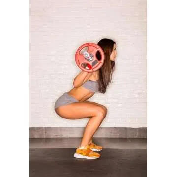 Believe Simple Olympic Barbell Clamps Collars Quick Release Pair Weight Clips for 2 inch Barbell (Black)