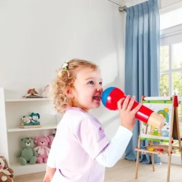 Hape Mighty Echo Microphone for Kids - Battery Free Fun