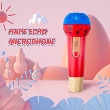 Hape Mighty Echo Microphone for Kids - Battery Free Fun