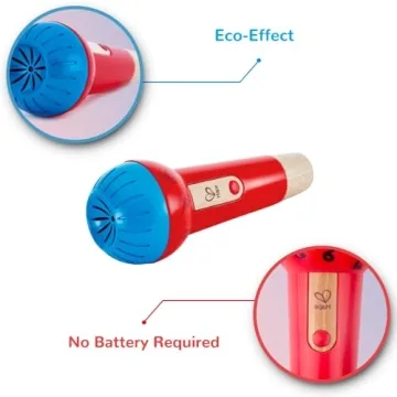 Hape Mighty Echo Microphone for Kids - Battery Free Fun