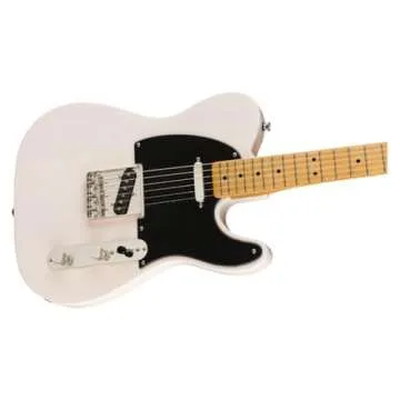 Squier Classic Vibe 50s Telecaster Electric Guitar, with 2-Year Warranty, White Blonde, Maple Fingerboard