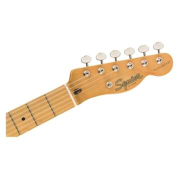 Squier Classic Vibe 50s Telecaster Electric Guitar, with 2-Year Warranty, White Blonde, Maple Fingerboard
