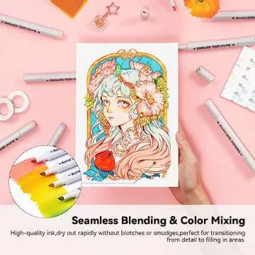 Arrtx Pastel Alcohol Markers Set 66 Colors for Artists