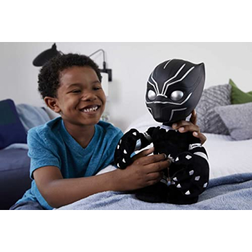 Marvel Black Panther Plush Figure with Lights and Sounds