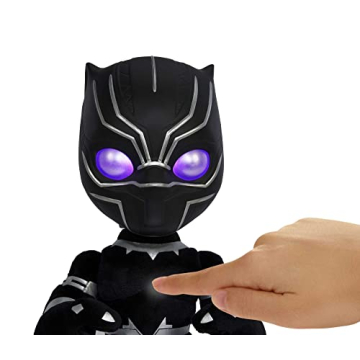 Marvel Black Panther Plush Figure with Lights and Sounds